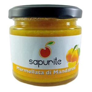 Barattolo di marmellata di mandarini