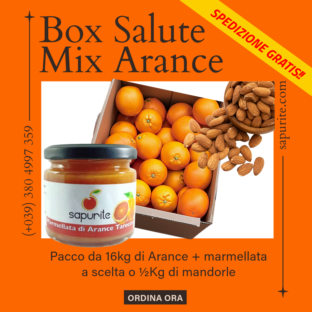 Box Salute Mix Arance, Marmellata, Mandorle